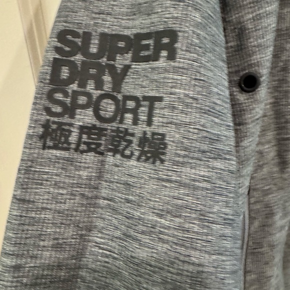 Superdry Wind Sprinter 360 Charcoal Performance Jacket Medium EUC - Picture 8 of 12